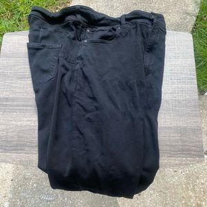 Two pairs of black plus size fashion nova pants